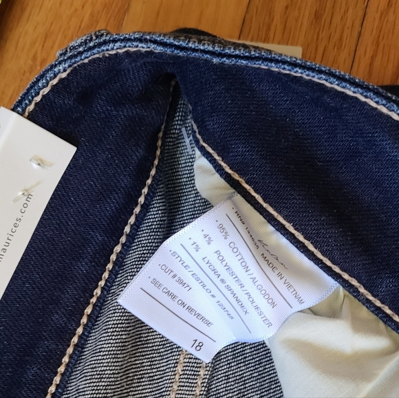 NWT KANCAN JEANS, SZ 18 X 28 - Picture 3 of 4